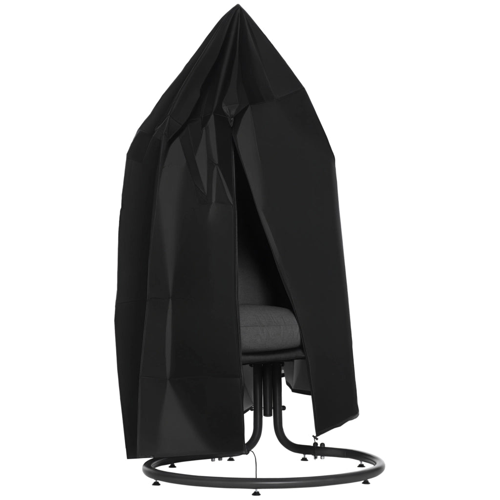 Copertura per Sedia Pensile Impermeabile ¨C Xylo ¨C 210D Oxford Nero ?115x190H cm