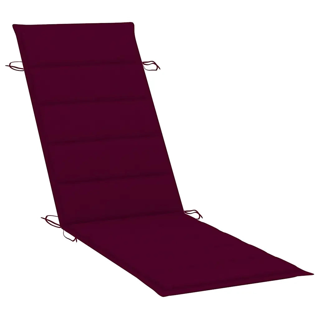 Lettini Prendisole 2 pz con Cuscini in Legno Massello d'Acacia 3077370