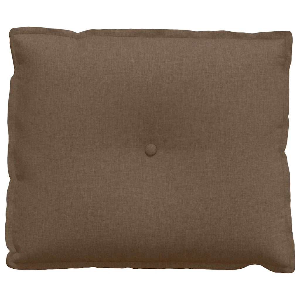 Cuscino per Schiena Marrone 60 x 19 x 50 cm Tessuto 42014662