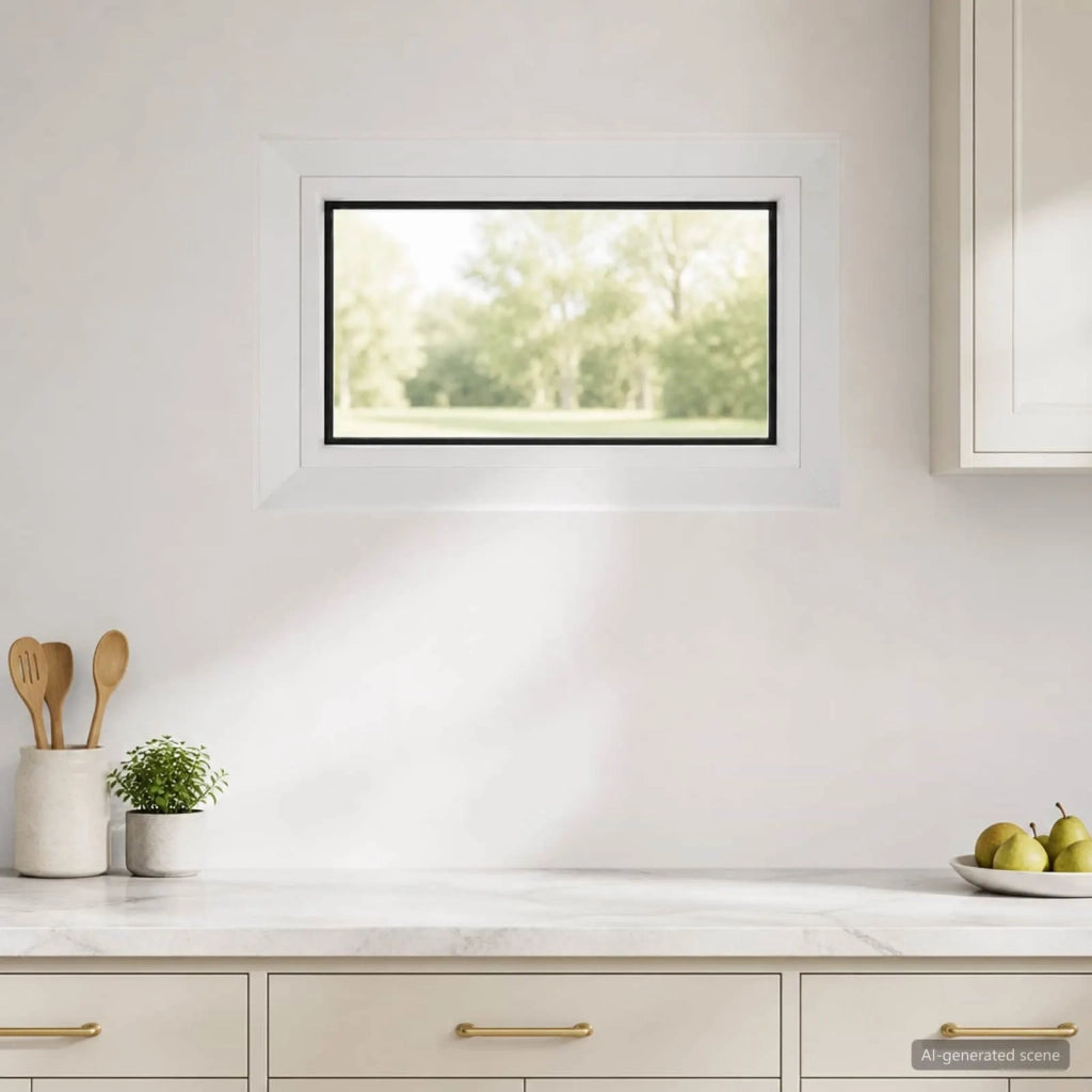 Finestra Cantina RISOR 35 x 30 cm PVC e Vetro 42047985
