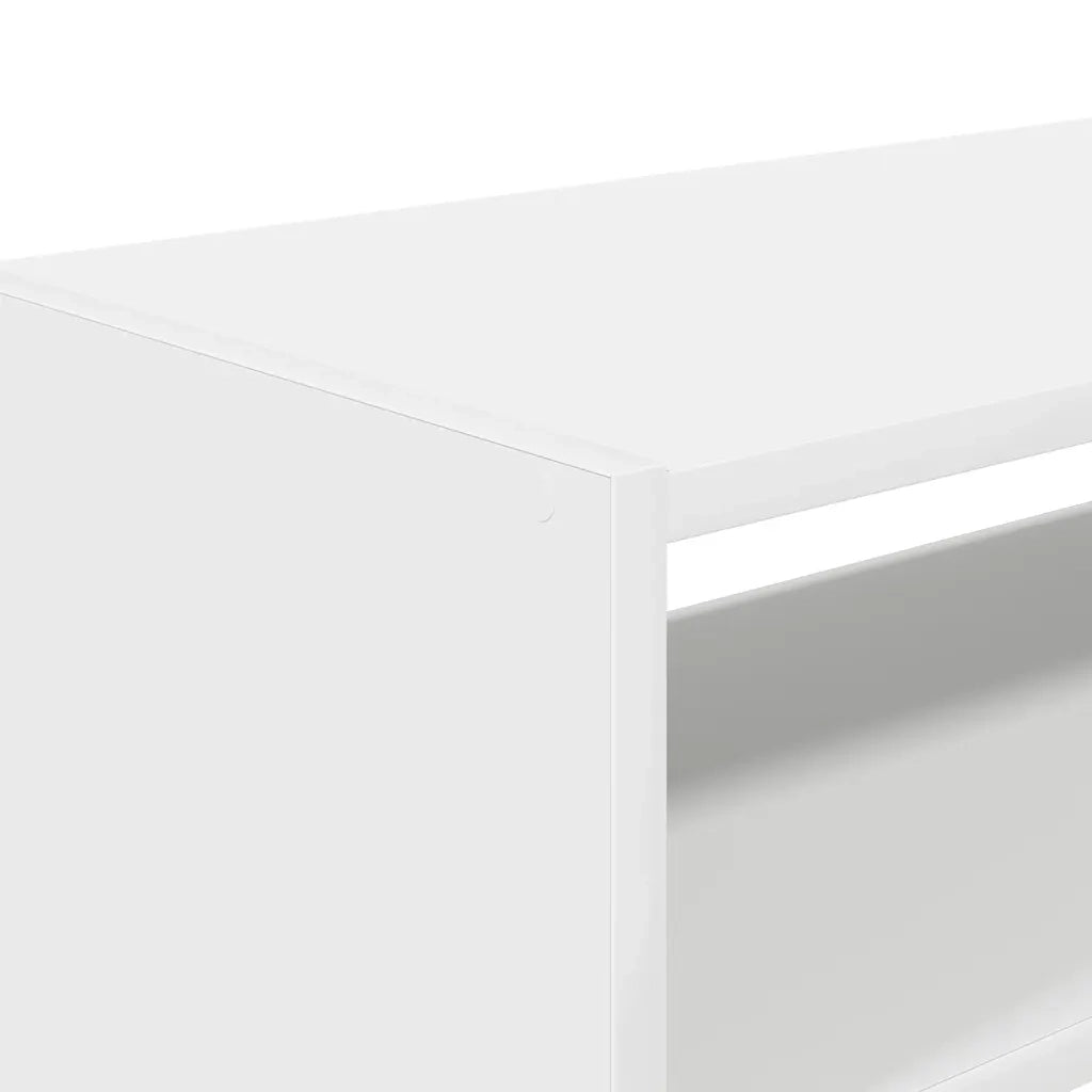 Scarpiere 2 pz Impilabili Bianche 60x30x30,5 cm 858858