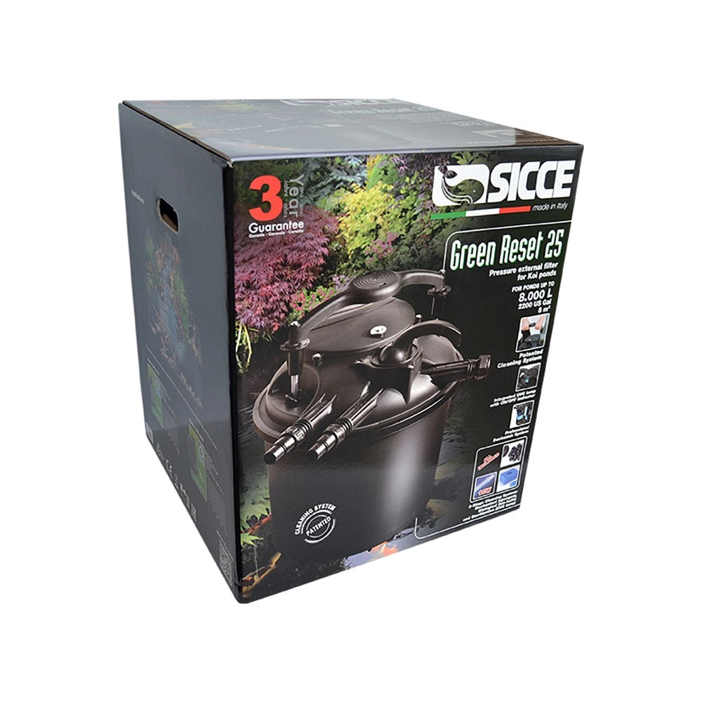 Sicce Green Reset - filtro pressurizzato per laghetti Modello: 25