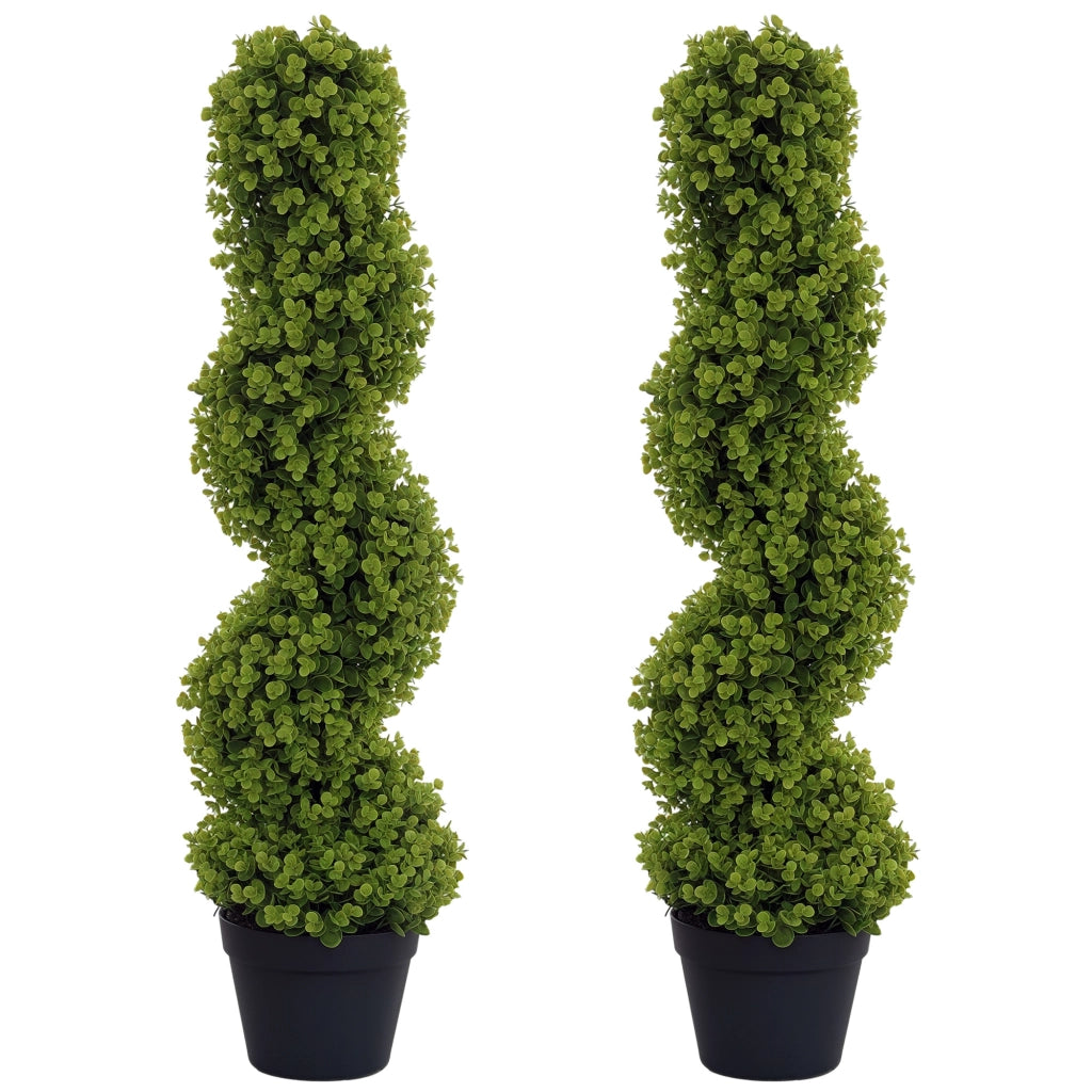 Set 2 Pezzi Piante Artificiali Decorazione Interno Esterno ¨C Minimal ¨C Verde 90 cm