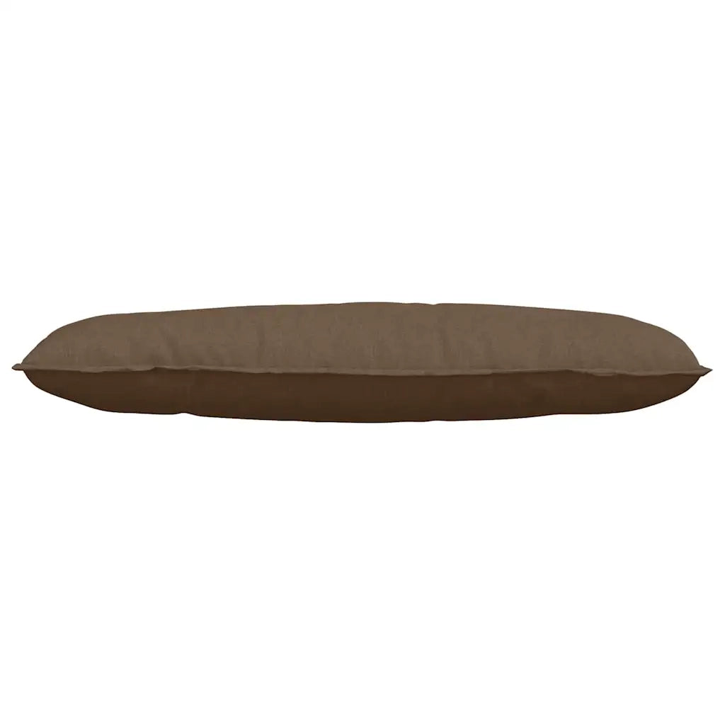 Cuscino per Schiena Marrone 120 x 19 x 50 cm Tessuto 42014791