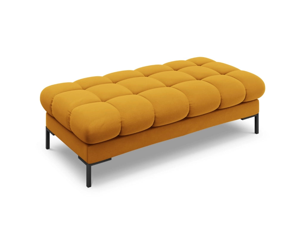 Cosmopolitan Design - Panca "Bali" 2 posti in velluto giallo 
