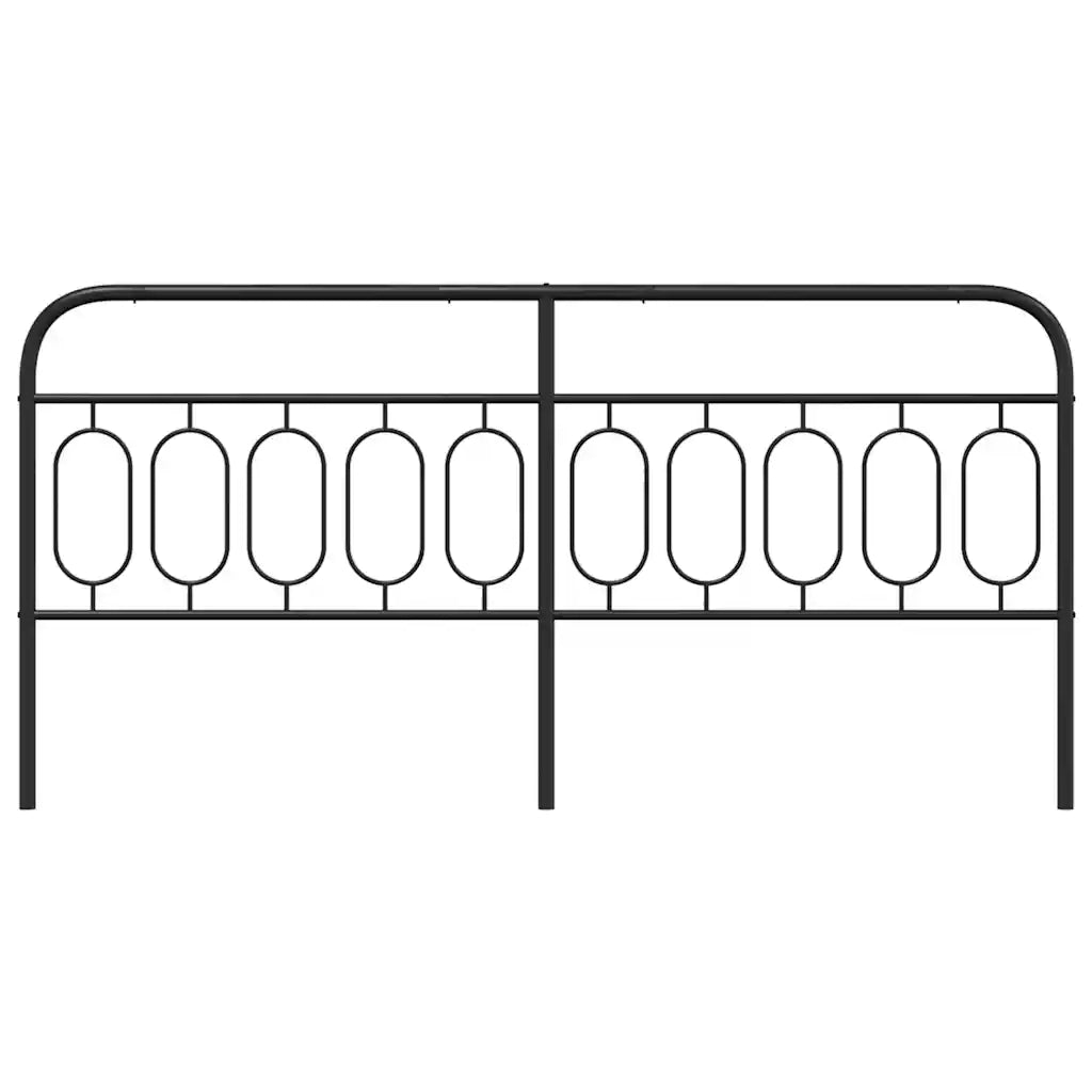 Testiera di Ricambio in Metallo Nero 200 cm 377155