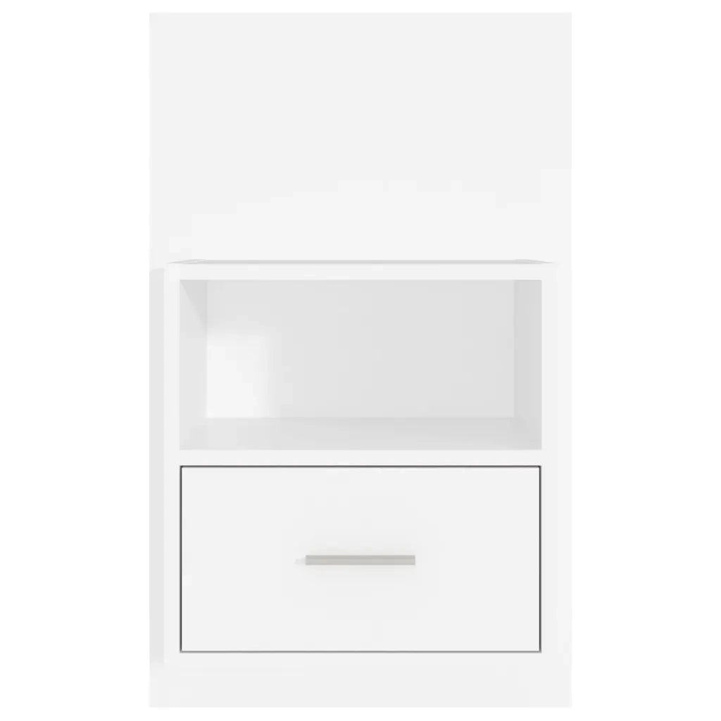 Comodini a Parete 2 pz Bianchi 811008