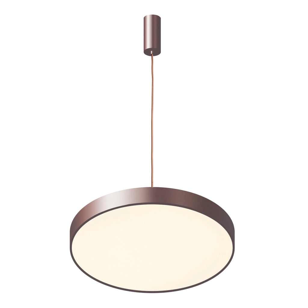 Sospensione Italux Orbital marrone LED 30W 4000K 40cm