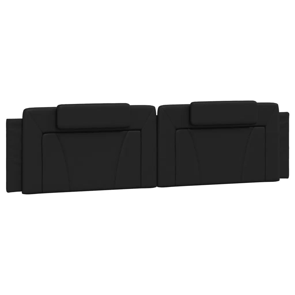 Giroletto Viana con LED senza Materasso Nero 200x200 cm
