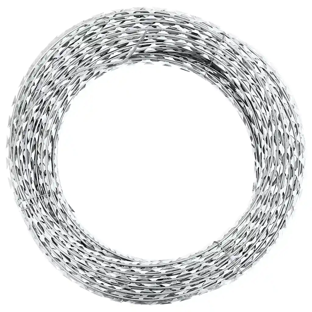 Filo Spinato NATO Concertina Elicoidale in Acciaio Zincato 60 m cod mxl 63411