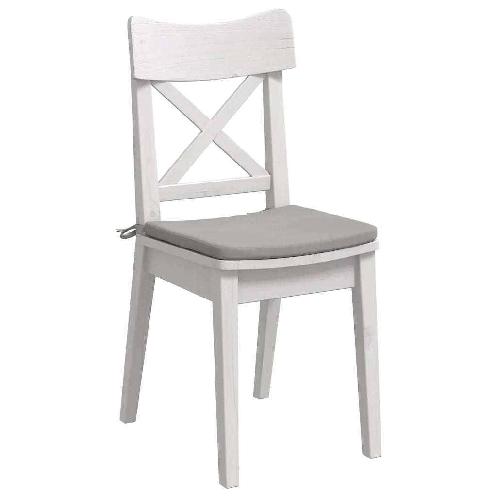 Cuscini per Seduta 4 pcs Grigio chiaro 40 x 40 x 3 cm 42015219