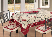 Copritavolo Salotto/Cucina Cinigliato Lavorazione Jacquard Modello Gold - 140x240 - Beige