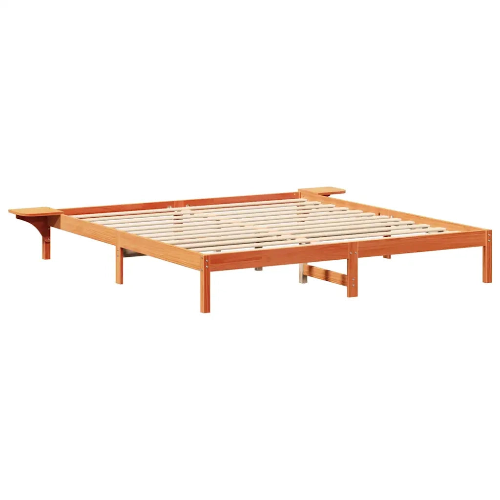 Struttura del letto Marrone cerato 180 x 200 cm Pino massello 873180