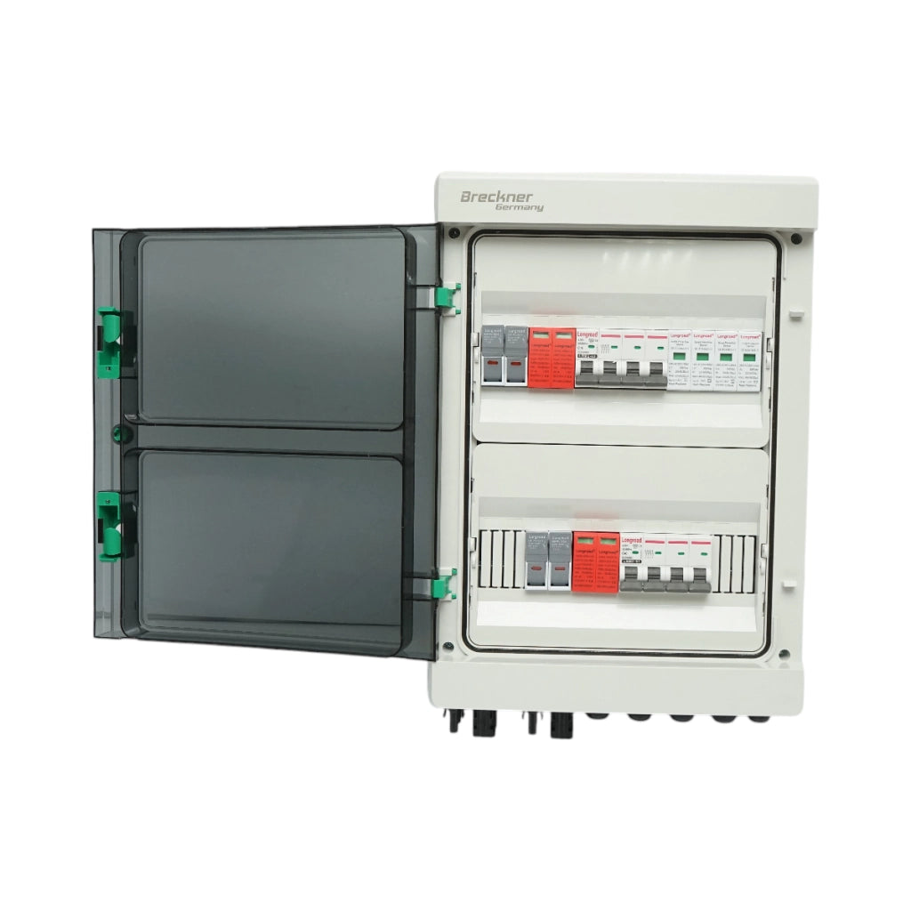 Quadro con fusibile di protezione da 380 V per impianti fotovoltaici DC/AC da 5-10 KW con 2 stringhe