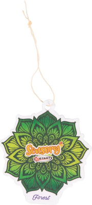 Sensory profumatore auto foresta mandala 7,5 cm x 17,5 cm