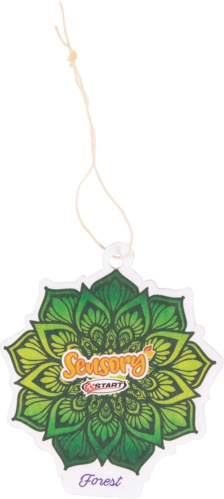 Sensory profumatore auto foresta mandala 7,5 cm x 17,5 cm