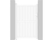 Cancello in alluminio "Lola" - 101.2 x 155.9 cm - Bianco