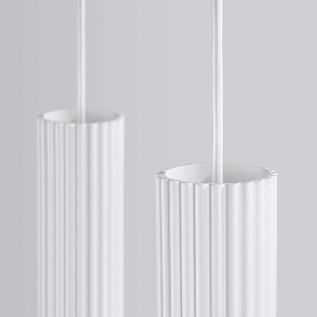 Lampada a sospensione KARBON 2 bianco
