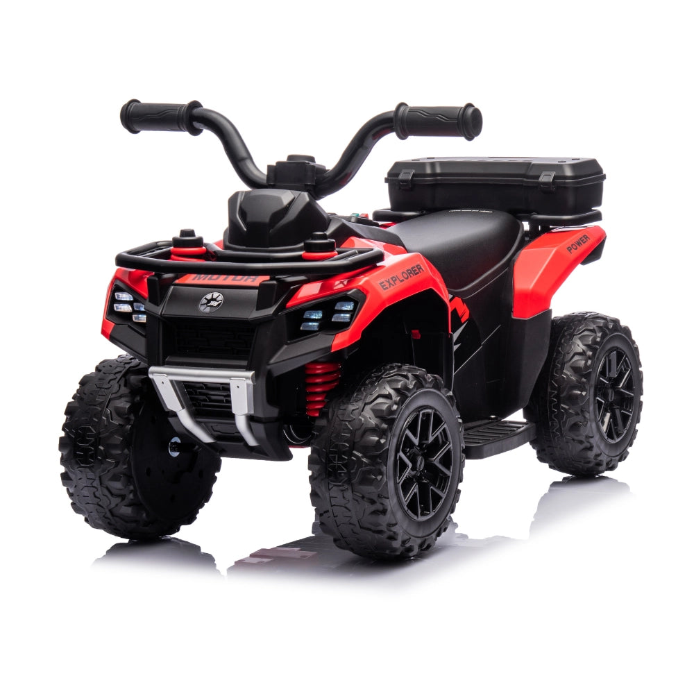 Tecnobike Shop - Quad Elettrico Per Bambini  Mini Quad Safari 6V-Rosso