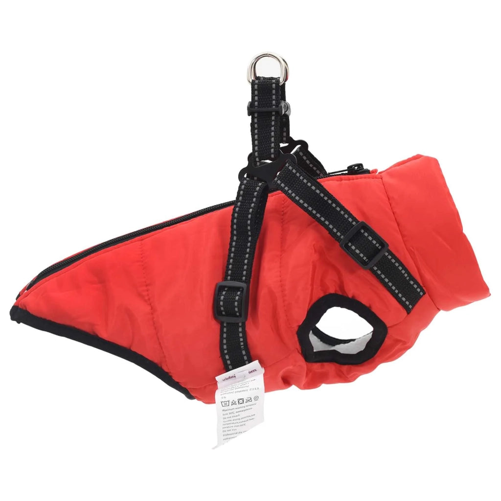 Cappotto per Cani Rosso L28 Pile e Poliestere 3422503