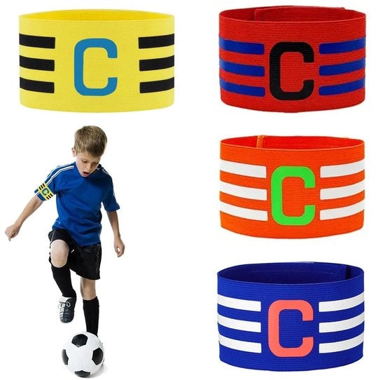 Cintura di Supporto per Allenatore - Flessibile - Cinturino per Ragazzi - Calcio - Elastico - Multicolore - Nylon di Alta Qualità