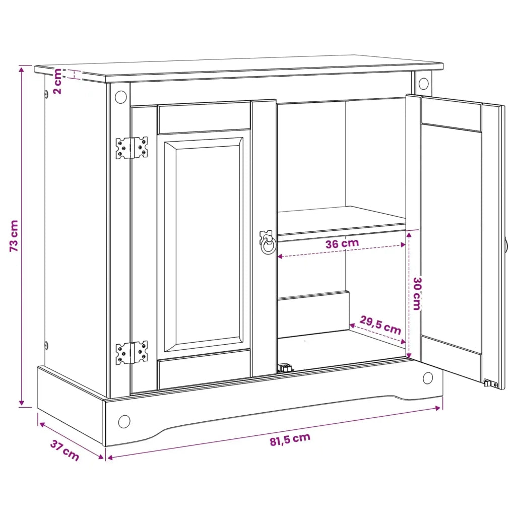 Supporto per Acquario Corona Marrone 81,5 x 37 x 73 cm 42034033