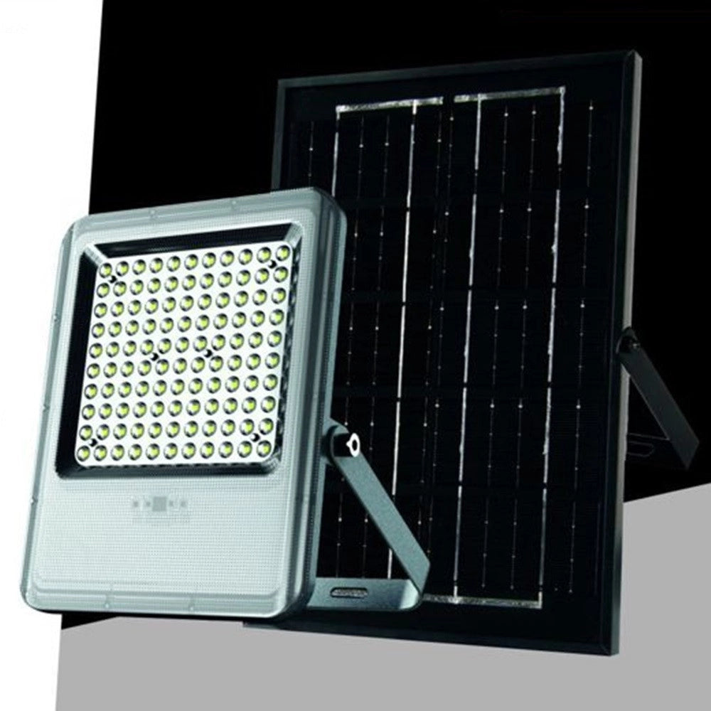 Trade Shop - Faro Led Proiettore Da Esterno 180w Con Pannelo Solare Luce Fredda 7000k Sl-801-200-7000k -