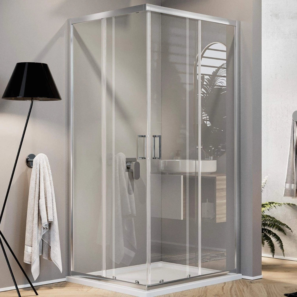 Box Doccia Quadrato 90x90 H185 Trasparente 6mm mod. Ready