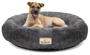 AIO FACTORY Letto per cani impermeabile Shaggy Bed grigio scuro da 60 cm