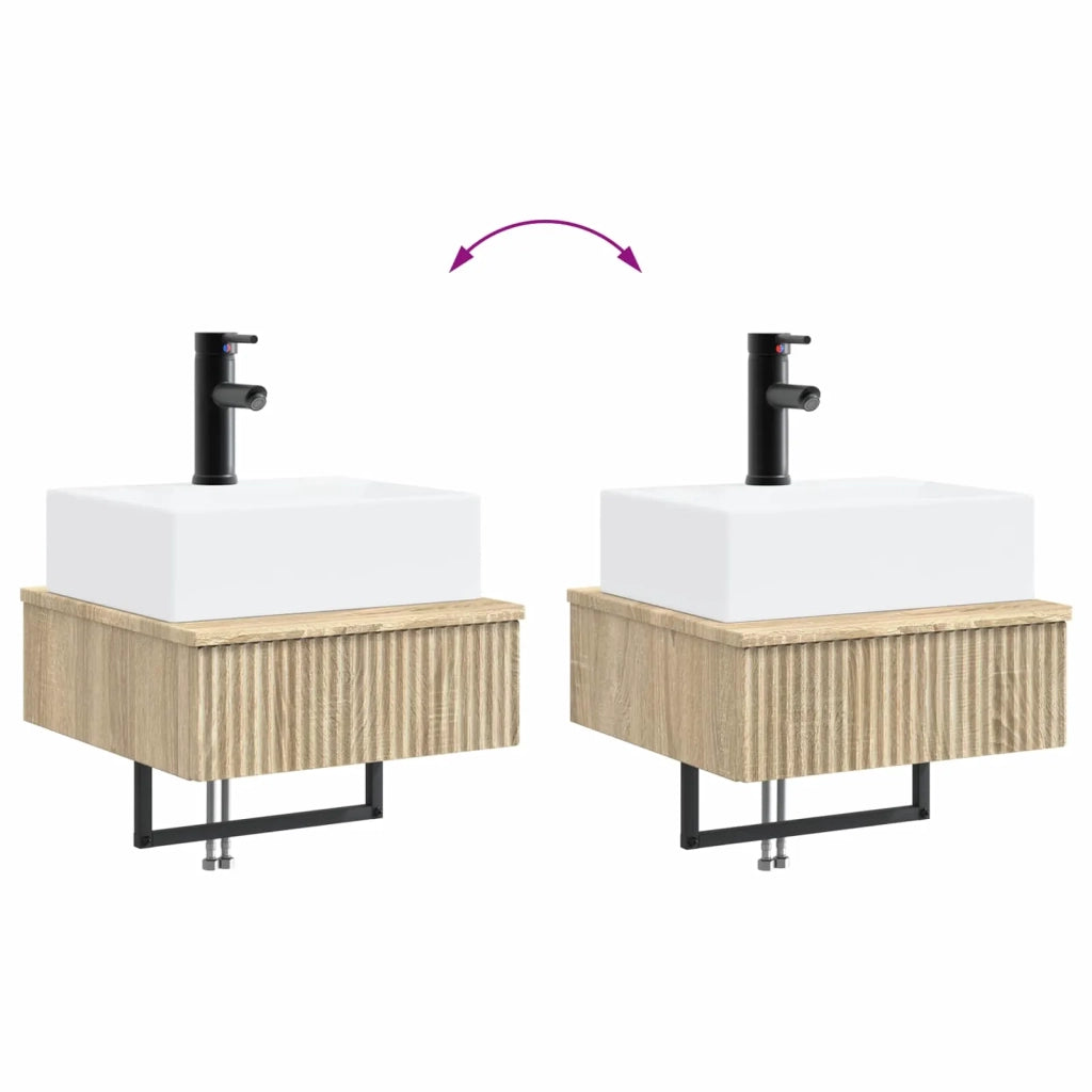 Lavabo da Parete Rovere Sonoma 40 x 41 x 39 cm 890200