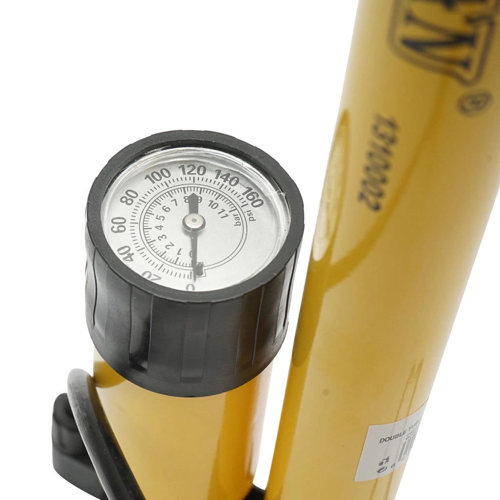 Pompa manuale con manometro 0-160 PSI 38x650mm Crownman