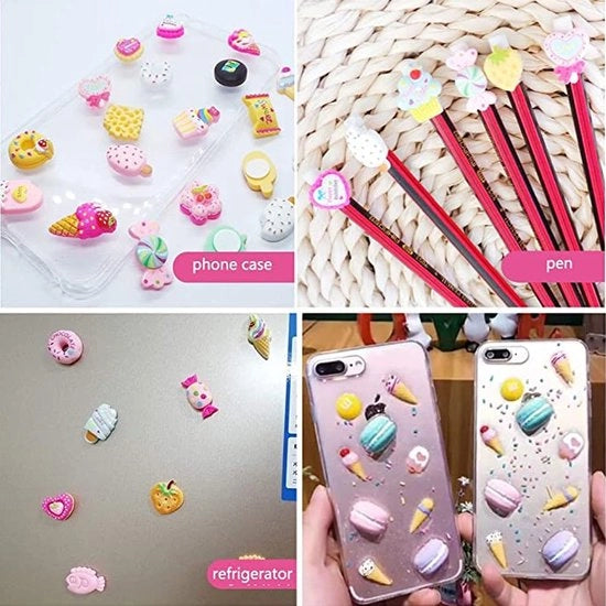Accessori per gioielleria DIY - 30 pezzi - Decorazioni creative per bambini - Accessori per scrapbooking - Adesivi per perle - Accessori per decorazione