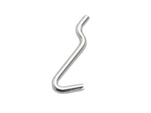 GANCI PER PANNELLI FORATI N.2- - mm.15x42 - 200 pezzi