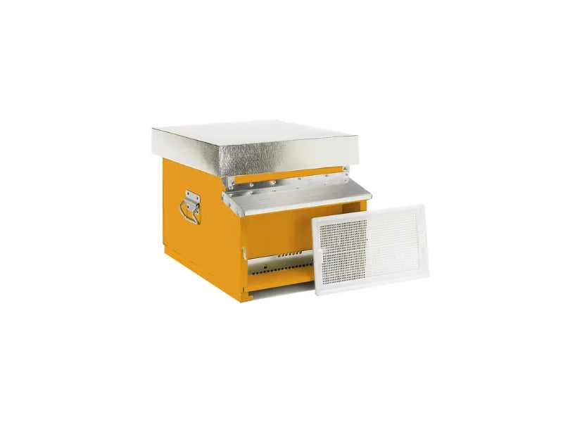 Arnia Dadant Blatt 10 favi fondo fisso 21H nomadismo 17kg Casagrande - Giallo