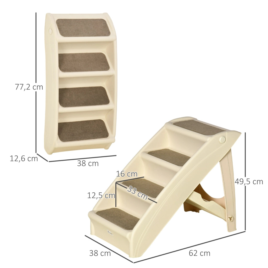 Scalino per Letti e Divani per Cani e Gatti ¨C Minimal ¨C 62x38x49,5 cm Beige