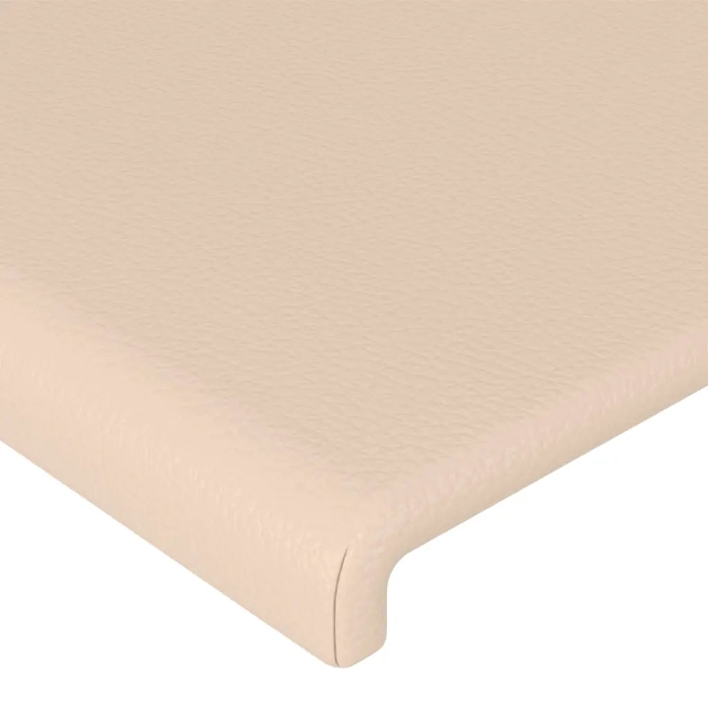 Testiera ad Orecchio-Testata con Orecchie Cappuccino 103x16x78/88 cm in Similpelle 890957