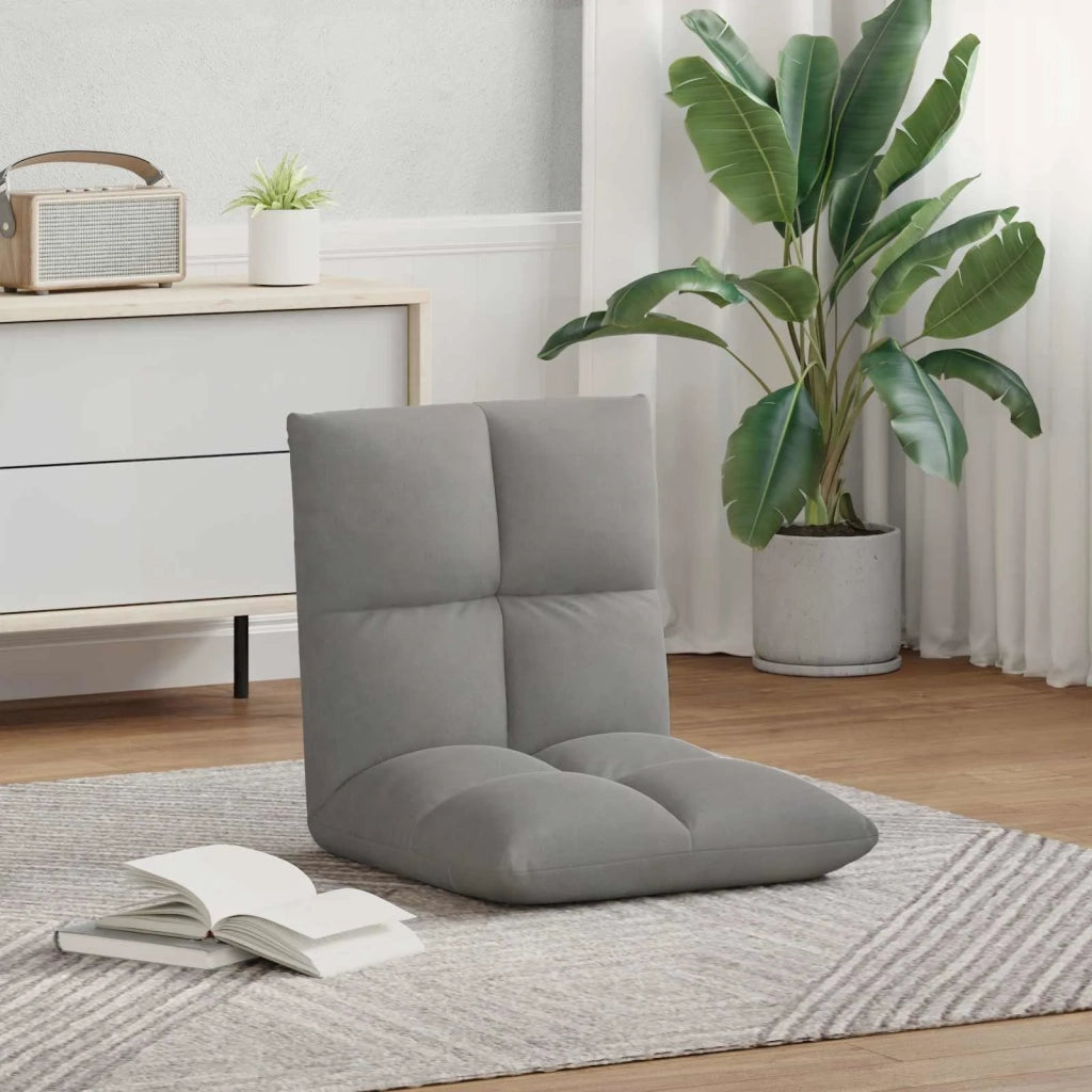 Sedia a pavimento regolabile Grigio Chiaro 42028150