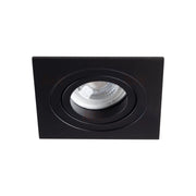 Kanlux SEIDY faretto da incasso quadrato nero GX5.3 50W