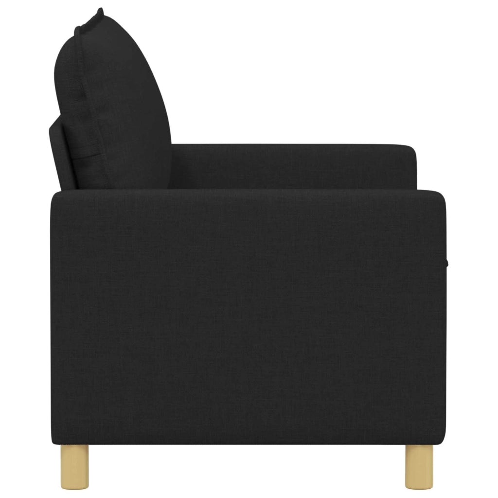 Divano Nero 126 x 81 x 87,5 cm Tessuto 42028791