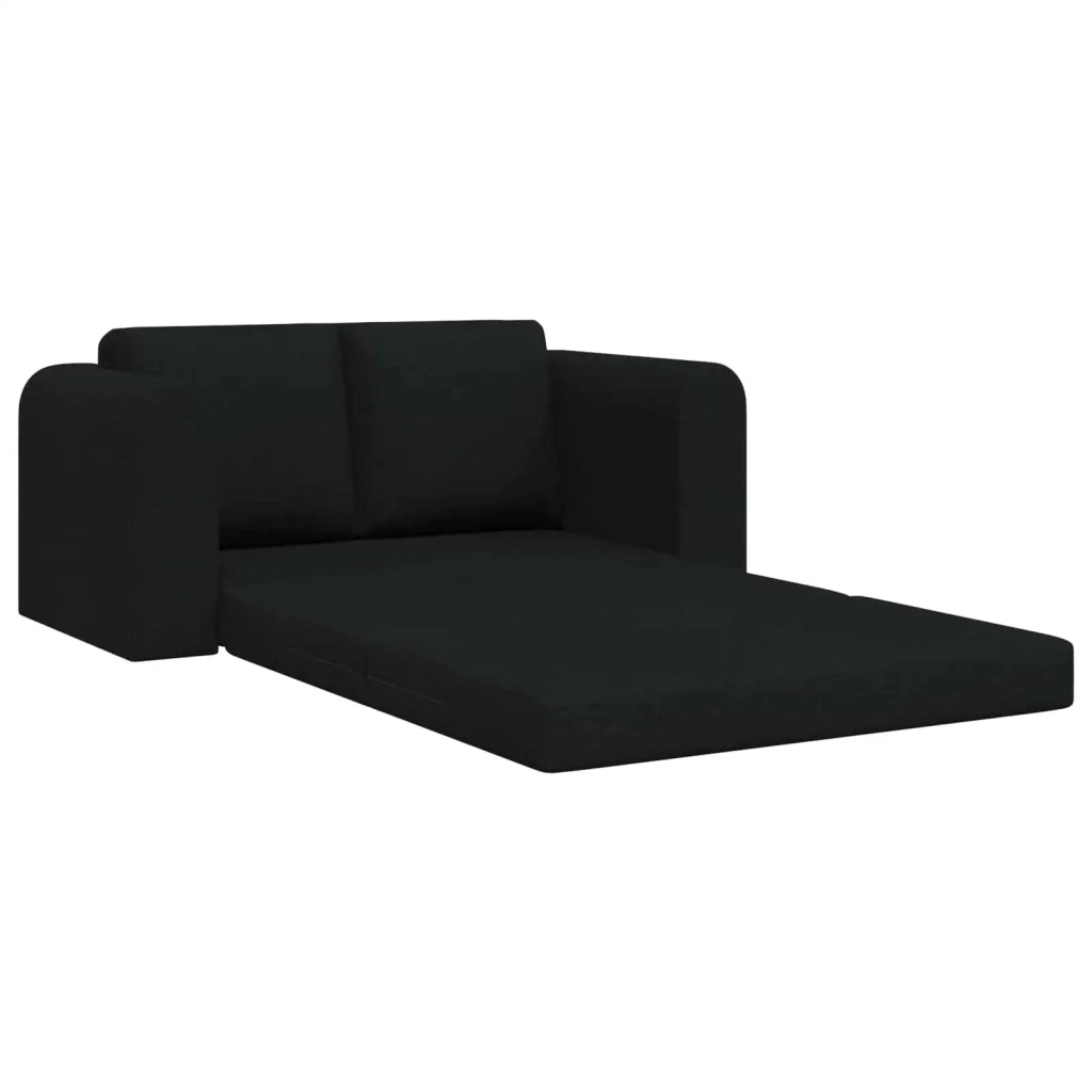 Divano letto | Sof¨¤ letto | Letto singolo 60cm Nero Tessuto