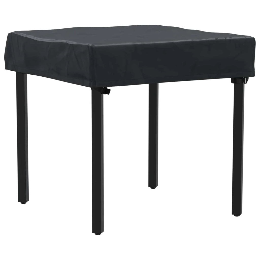 Copertura Tavolo Tinta unita Nero 82 x 82 x 15 cm Tessuto 4106077