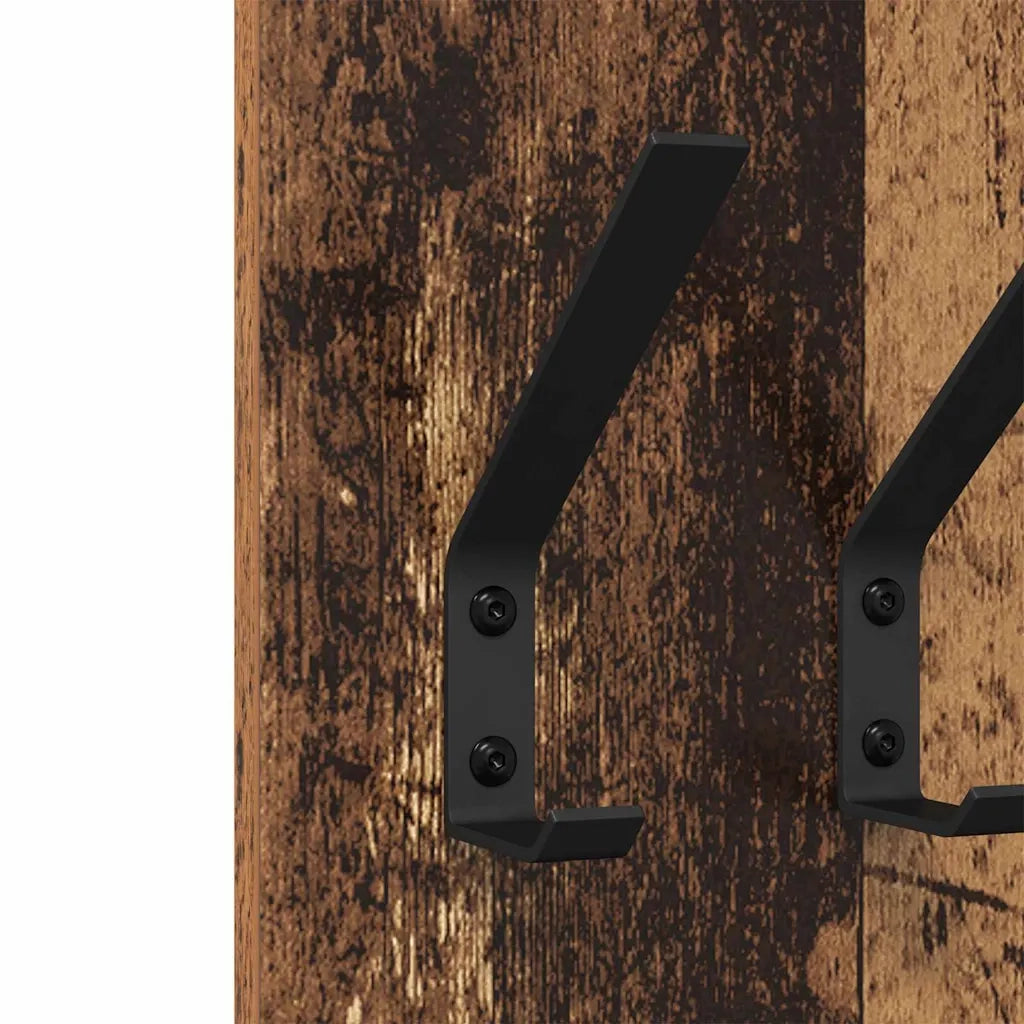 Appendiabiti a muro Legno vecchio 20 x 1,5 x 100 cm 874465