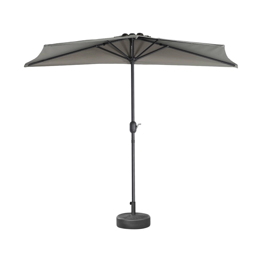 Mezzo ombrellone rotondo, ø2,5m, verde kaki