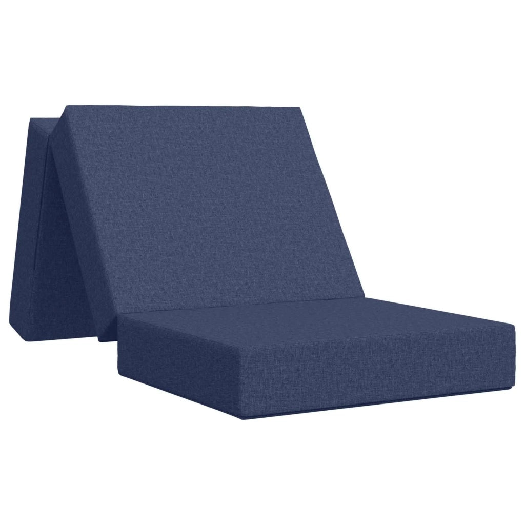 Divano Letto Pieghevole 90 x 63 x 45 cm Blu 900153