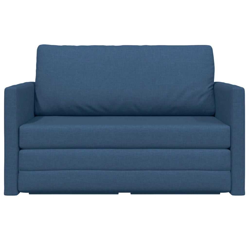 Divano letto | Sof¨¤ letto | Letto singolo 110cm Blu Tessuto