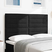 Testiera LED con strisce LED con testiera Nero 160 cm Tessuto 3338295