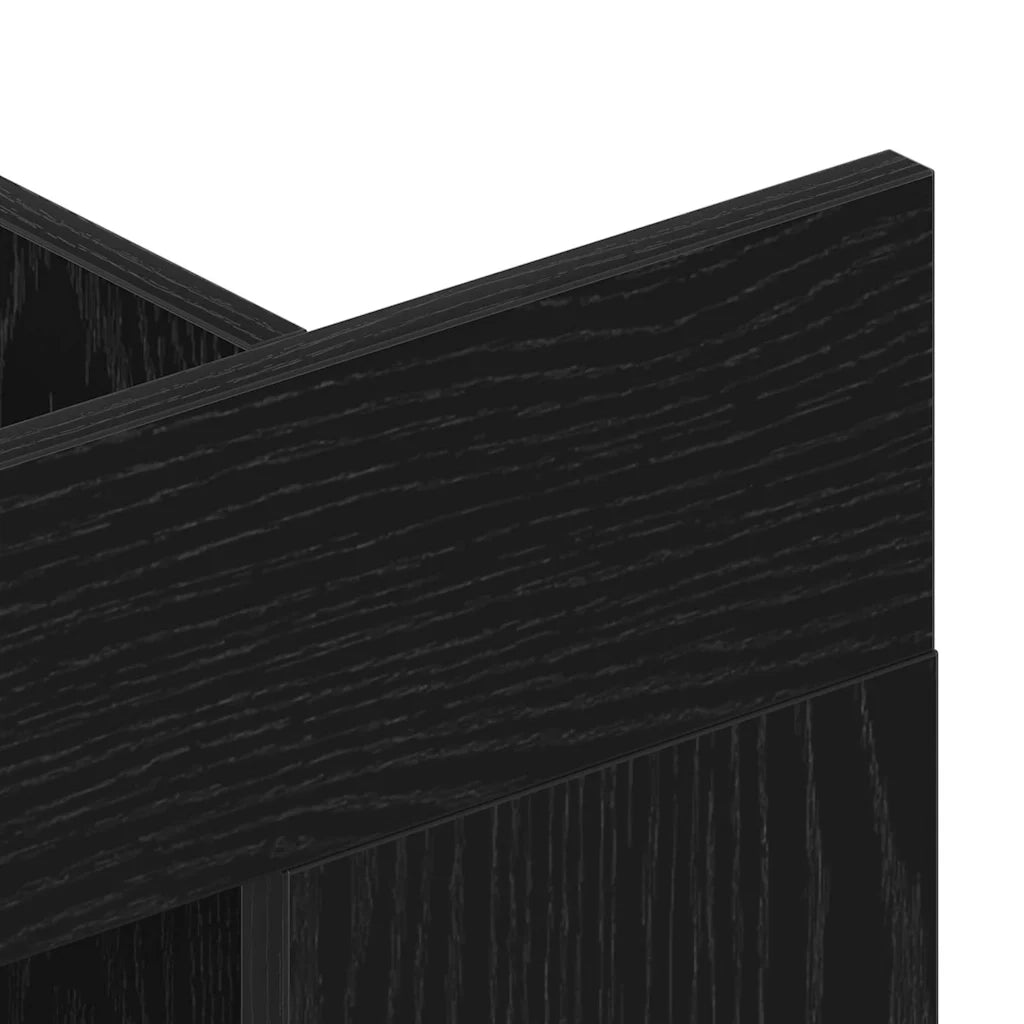 Mobile TV | Armadietto TV | Mobile Porta TV Rovere nero 152 x 22 x 113 cm Legno multistrato