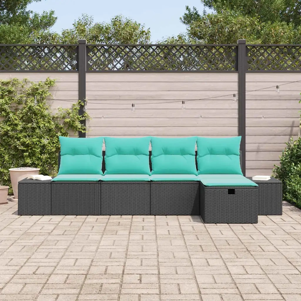 Set di divani 4 pz polyrattan 3360697