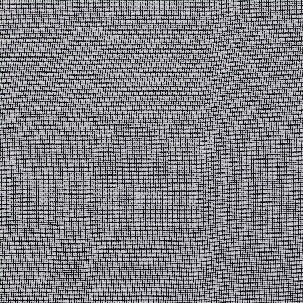 Tende in Voile con Linguetta 2 pz Nero 4102259