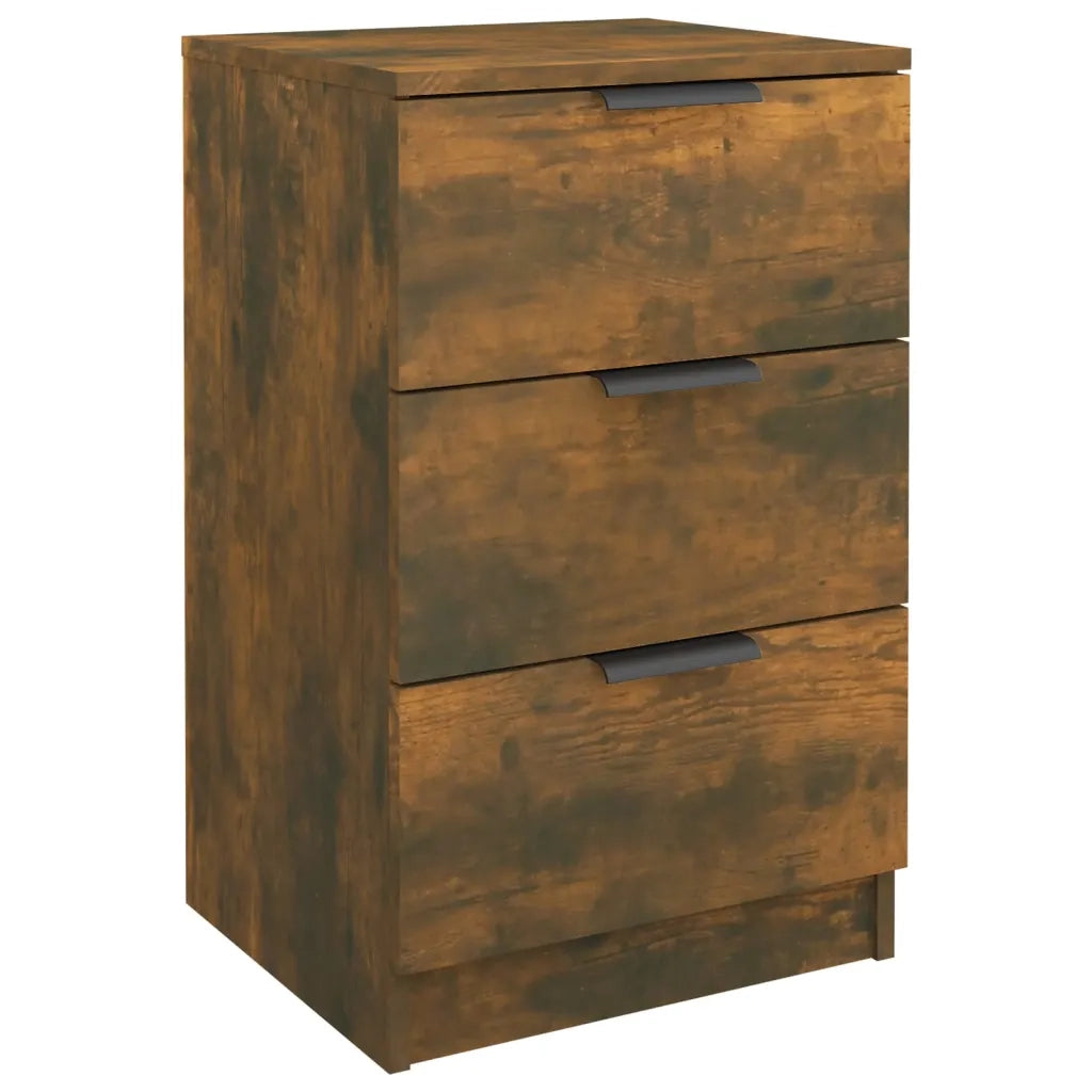 Comodino-Tavolino da notte Rovere Fumo 40x36x65 cm